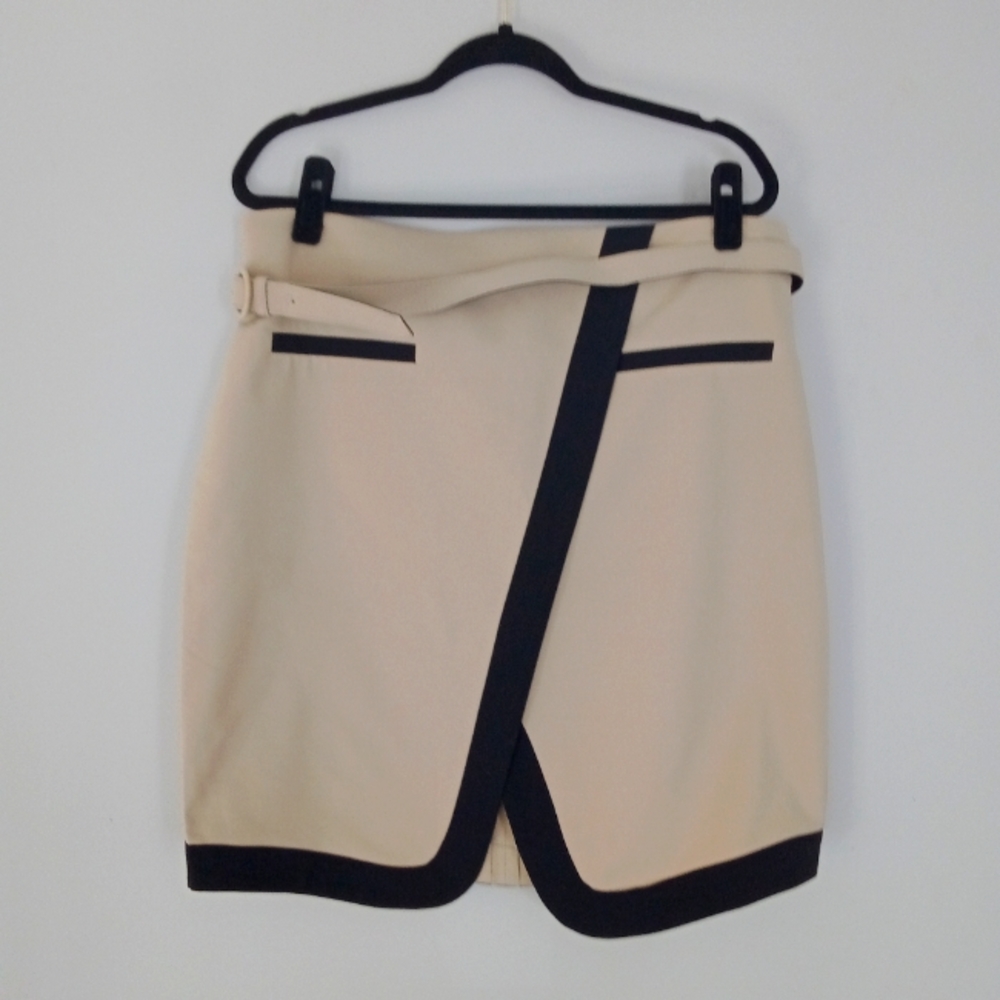 7th AVENUE KNOT FAUX WRAP SKIRT SIZE 18.